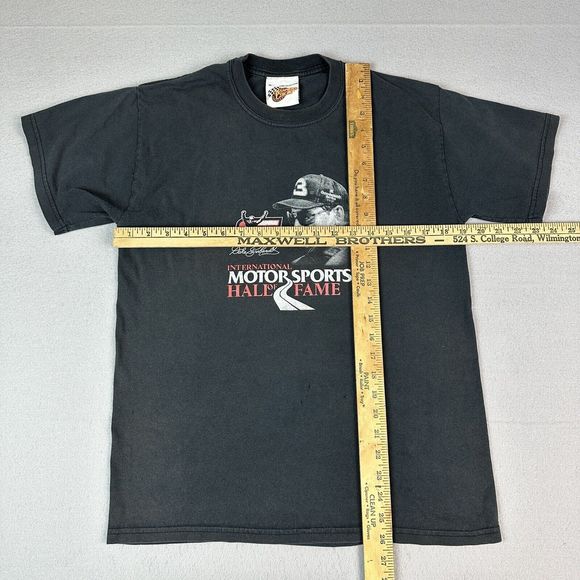 Vintage Dale Earnhardt Sr Shirt Mens Medium Black Winners Circle Hall Of Fame - Picture 7 of 15